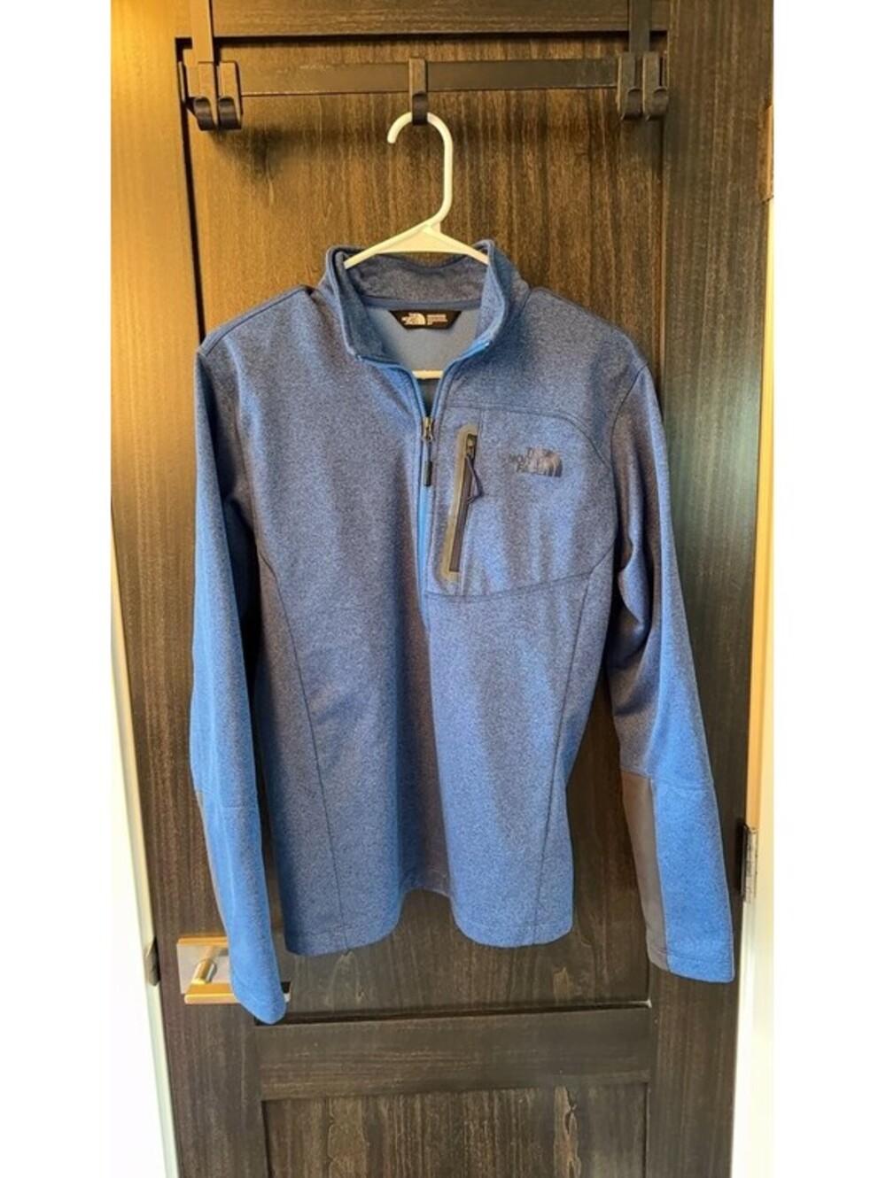The North Face Blue Men’s Quarter-Zip Fleece Jacketl 0149
